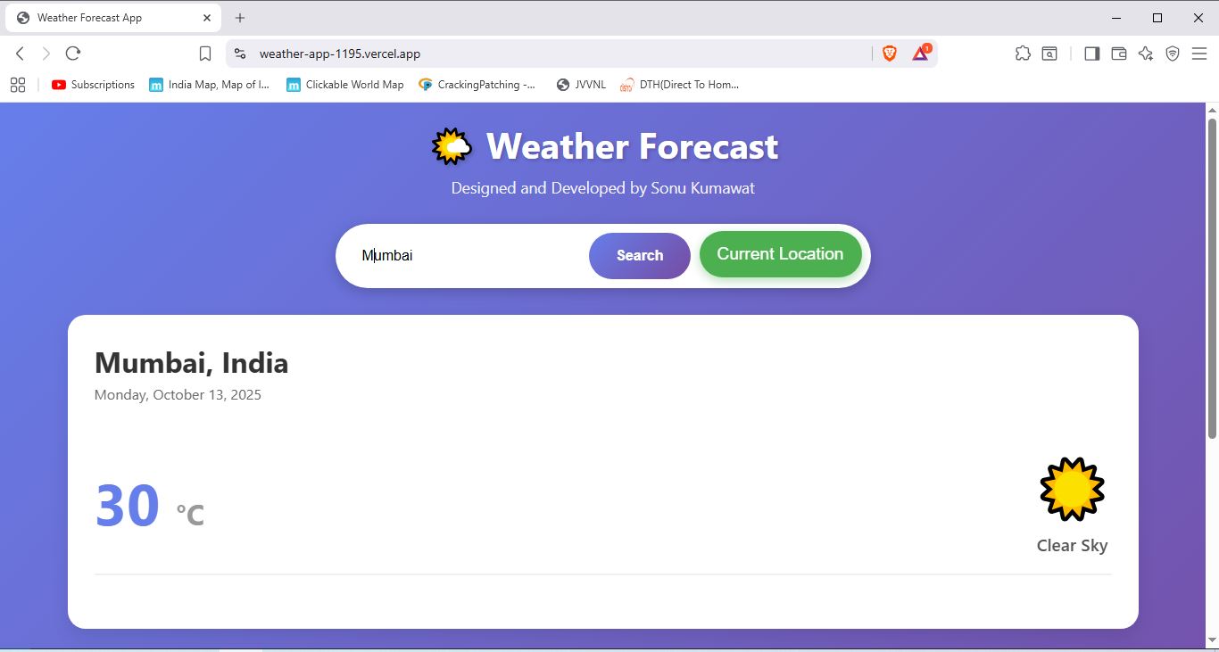 Weather Forecast Preview
